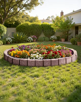 Faux Stone Landscape Edging