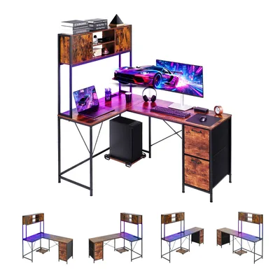 Fixed L Shaped Desks