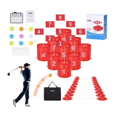 Golf Bucket Yard Game Toy