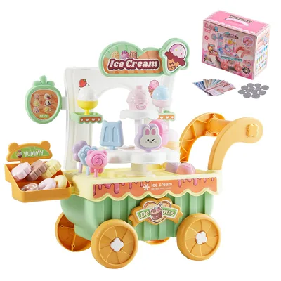 Ice Cream Cart Toy Playset