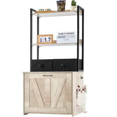 Metal frame combination Cat Litter Box Enclosures