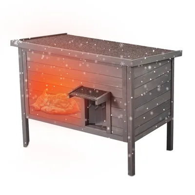 Wooden Cat Shelter